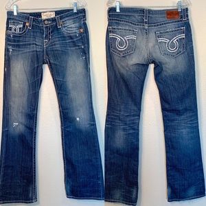 Big Star Vintage Liv Bootcut Low Rise Stretch Jeans - Size 31